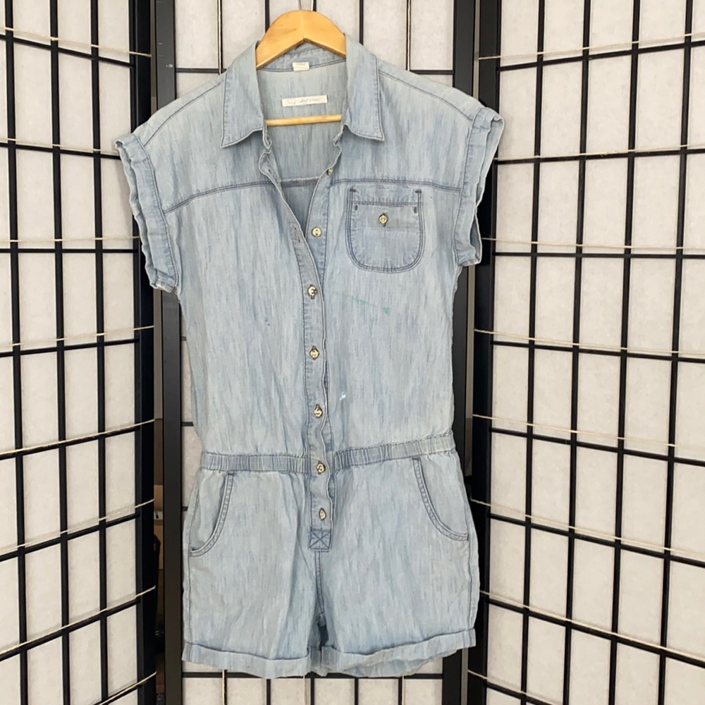 Overalls shorts One Piece